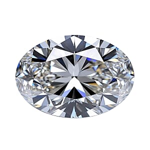 IGI Certified Luxuriant Lab Grown Diamond (Ovl) (E-F, VS) 3.00 ctw