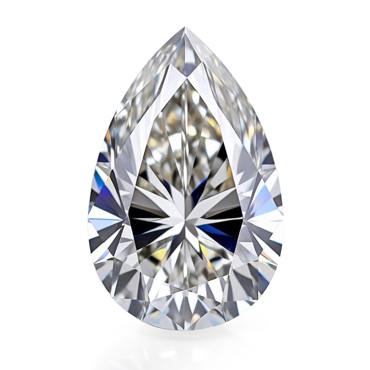 IGI Certified Luxuriant Lab Grown Diamond (Pear) (E-F, VS) 4.00 ctw image number 0