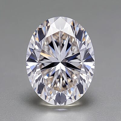 IGI Certified Luxuriant Lab Grown Diamond (Ovl) (G, VS2)  2.00 ctw