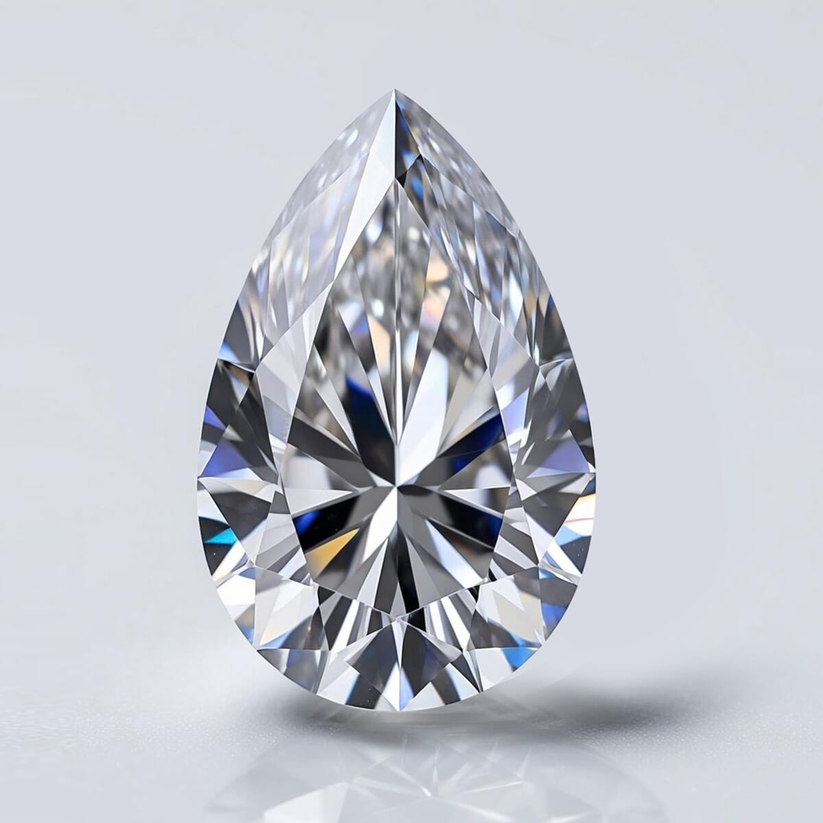 IGI Certified Luxuriant Lab Grown Diamond (Pear) (E-F, VS) 4.50 ctw image number 1