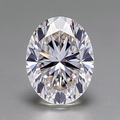 IGI Certified 7.00 ctw Oval Lab Grown Diamond Loose Gemstone – G VS2