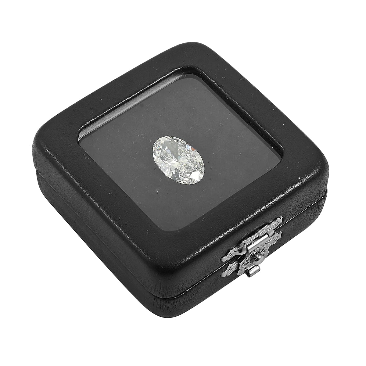 IGI Certified Luxuriant Lab Grown Diamond (Ovl) (E-F, VS) 7.00 ctw image number 3