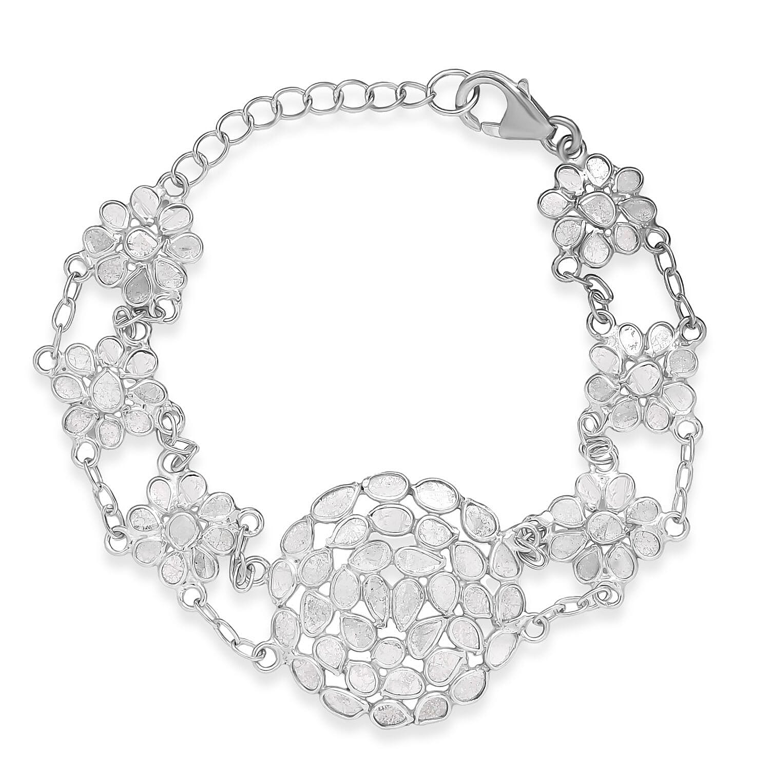 Rhodium Over Sterling Silver - Product card gallery slide 1 (10146168078619)