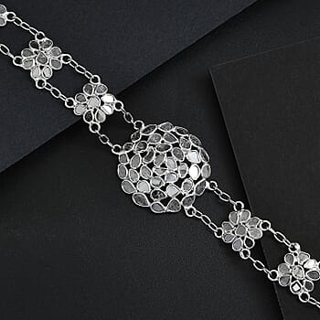 Rhodium Over Sterling Silver - Product card gallery slide 2 (9432816877823)