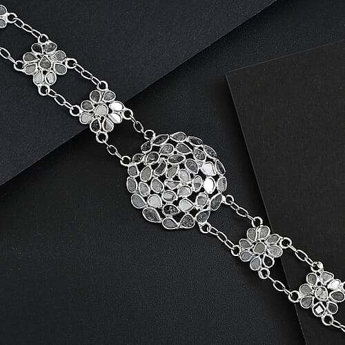 Rhodium Over Sterling Silver - Product card gallery slide 2 (9432816877823)