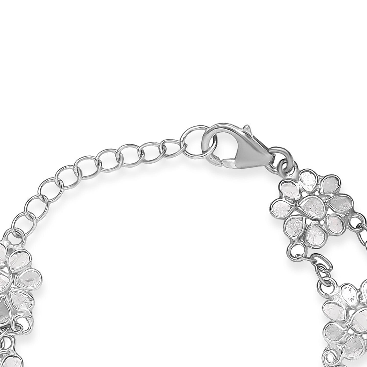 Rhodium Over Sterling Silver - Product card gallery slide 4 (10146168078619)