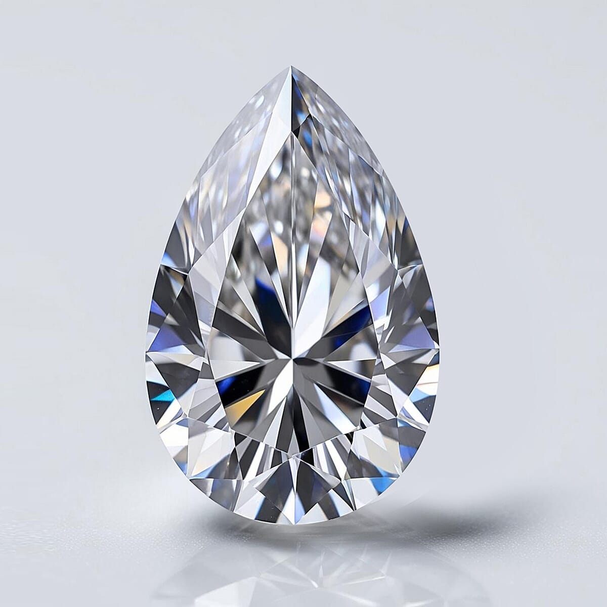 IGI Certified Luxuriant Lab Grown Diamond (Pear) (E-F, VS) 2.50 ctw image number 1