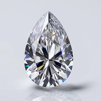 IGI Certified Luxuriant Lab Grown Diamond (Pear) (E-F, VS) 2.50 ctw