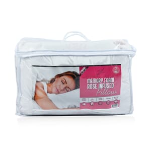 Supreme Living 2pc Memory Foam Rose Infused Pillows -Standard