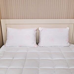 Supreme Living 2pc Memory Foam Rose Infused Pillows -Standard