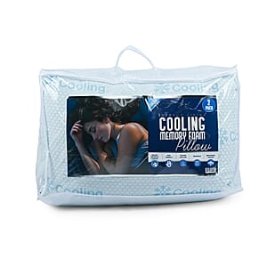 Supreme Living 2pc Memory Foam Cooling Infused Pillows -Standard