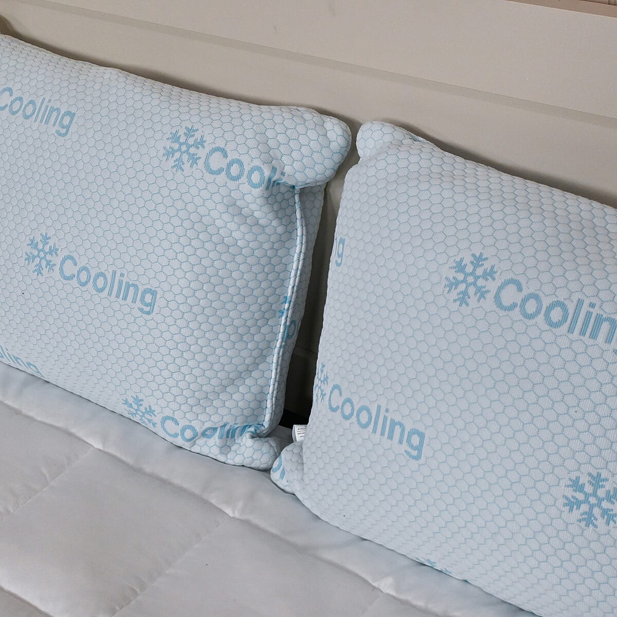 Supreme Living 2pc Memory Foam Cooling Infused Pillows -Standard image number 3