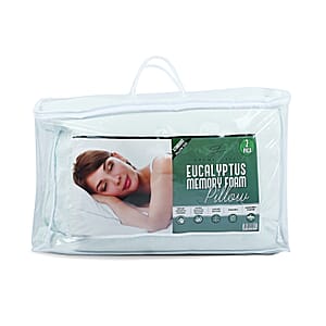 Supreme Living 2pc Memory Foam Eucalyptus Infused Pillows -Standard