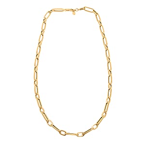 Italian 14K Yellow Gold 5mm Paperclip Necklace (18 Inches) (8.00 g)
