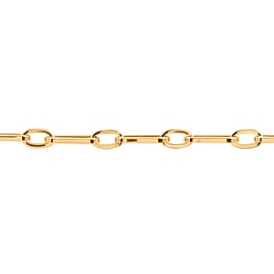 14K Yellow Gold 5mm Paperclip Bracelet (7.50 In) 3.60 Grams