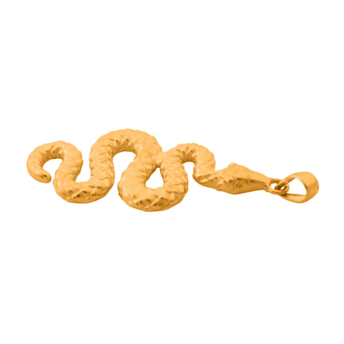 Snake Pendant in 24K Yellow Gold 1 Grams image number 3