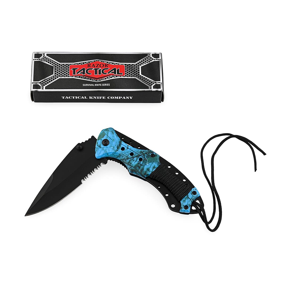 Razor Tactical 4.5Inch Folding Knife - Blue Camo image number 0