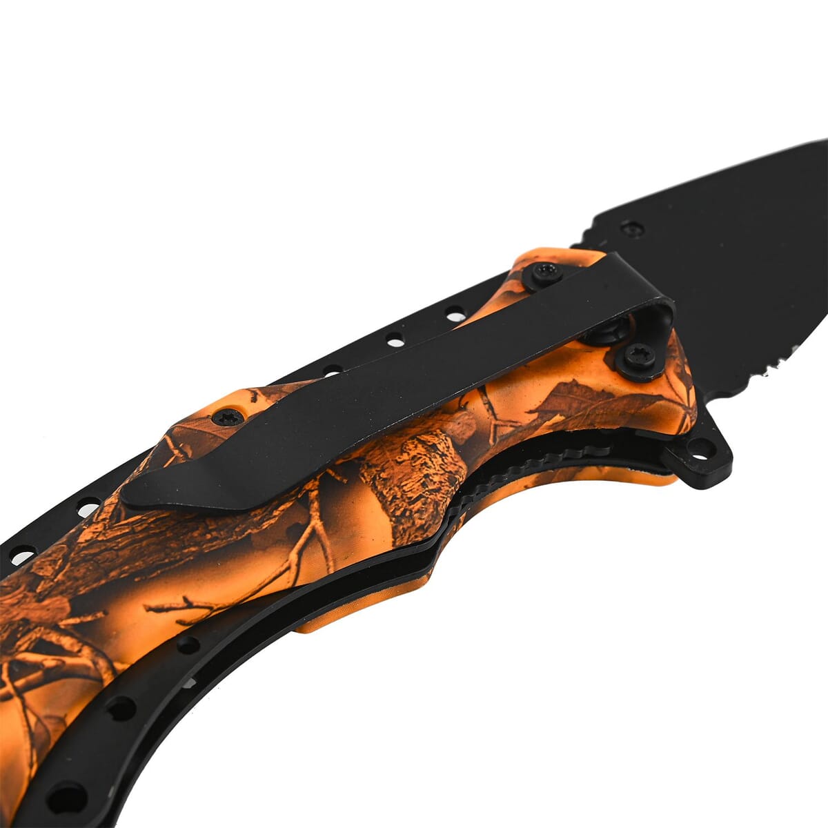 Razor Tactical 4.5Inch Folding Knife - Orange Camo image number 4