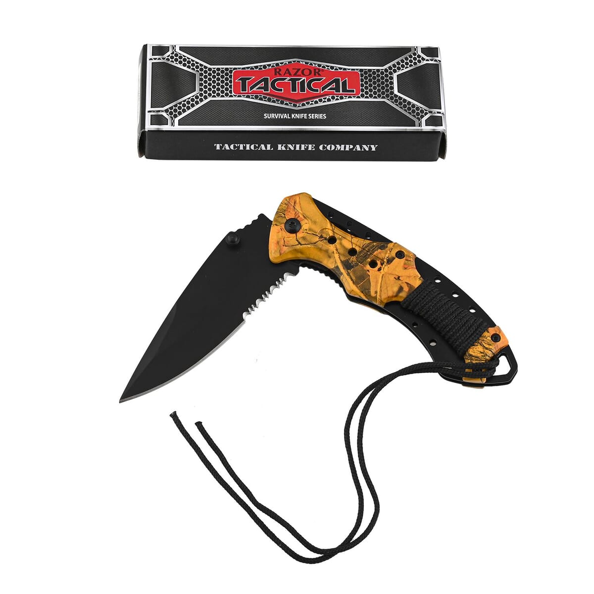 Razor Tactical 4.5Inch Folding Knife - Yellow Camo image number 0