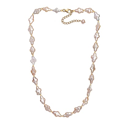 Fresh Water Pearl Necklace in  Sterling Silver 18 Inches