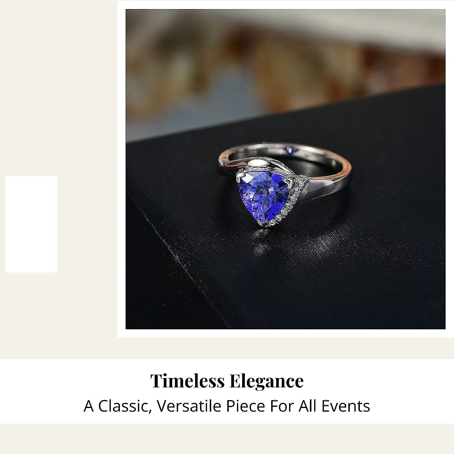 Certified & Appraised Rhapsody 950 Platinum AAAA Tanzanite, Diamond (E-F, VS) Ring (Size 5.0) (7.25 g) 2.75 ctw