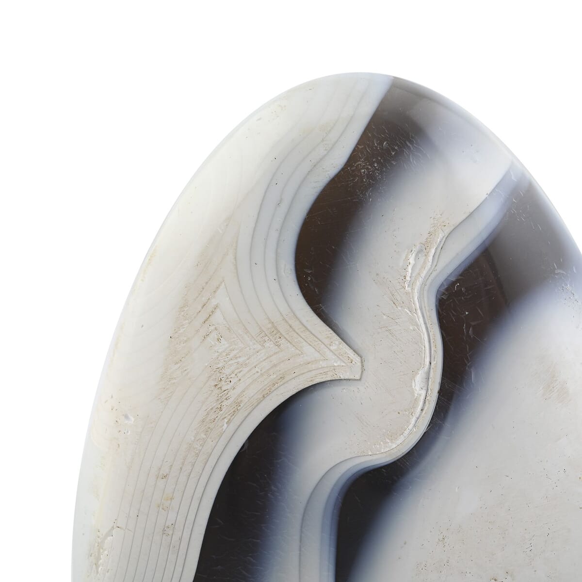 Agate Black Flower Free Form -S Approx 907ctw image number 3