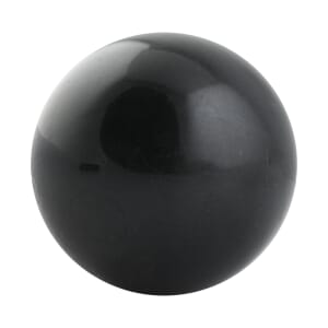 Lava Stone Sphere -L Approx 5443ctw with Free Wood Stand 4