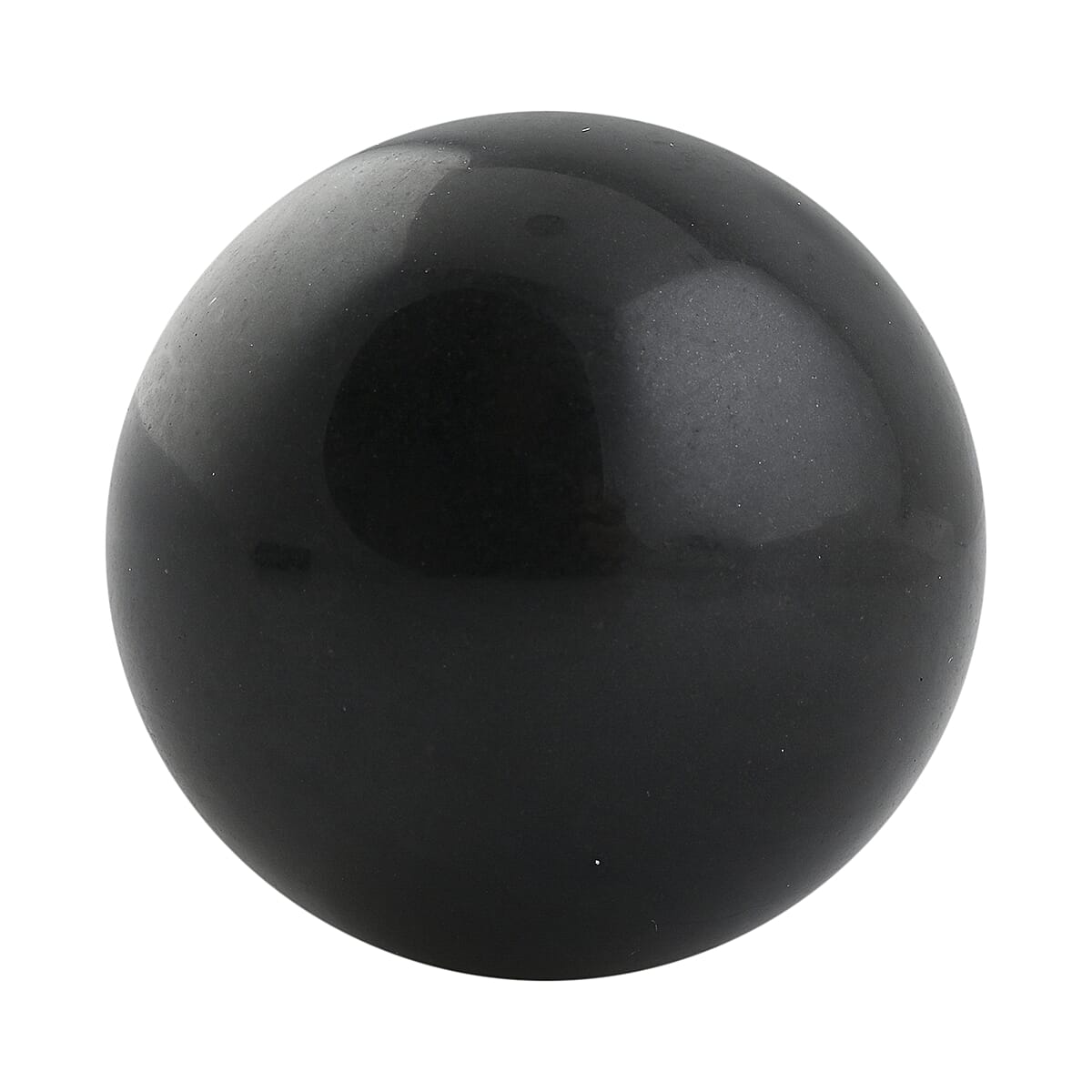 Lava Stone Sphere -L Approx 5443ctw with Free Wood Stand 4"