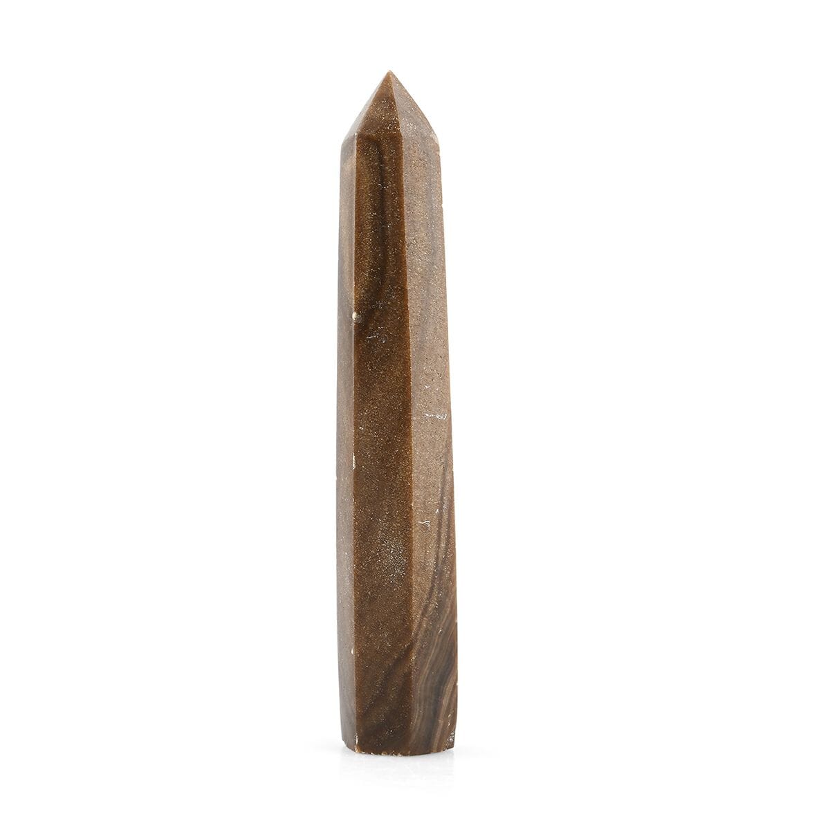 Calcite Brown Prism Tower -L Approx 587ctw image number 0