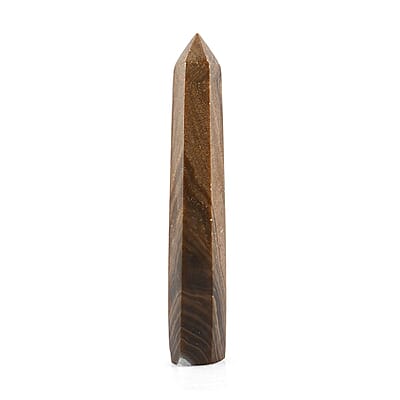 Calcite Brown Prism Tower -L Approx 587ctw