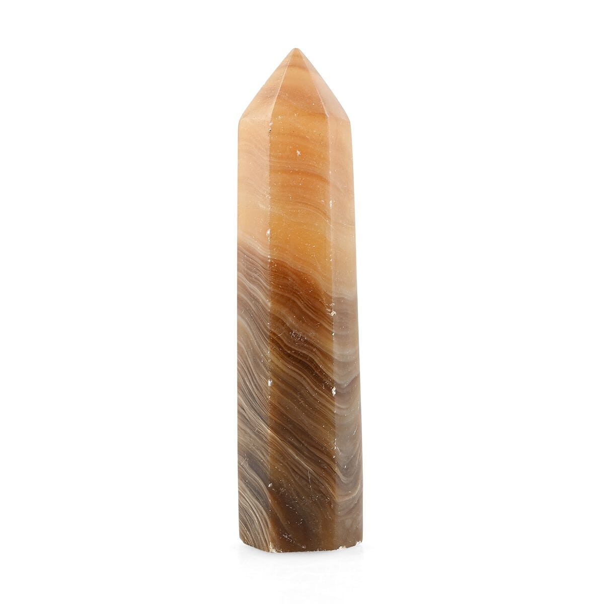 Calcite Brown Prism Tower -S Approx 400ctw image number 0
