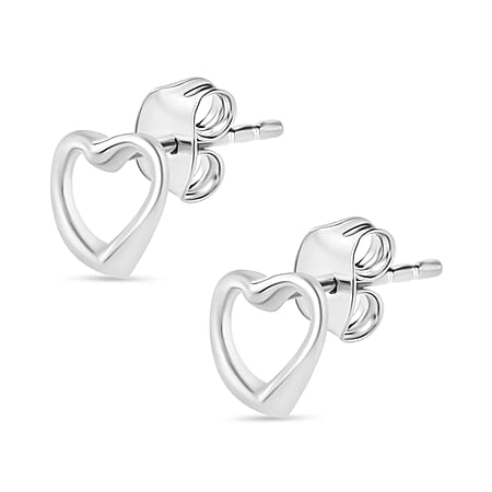 Hole Heart / 10K White Gold - Product card gallery slide 3 (10178033549625)