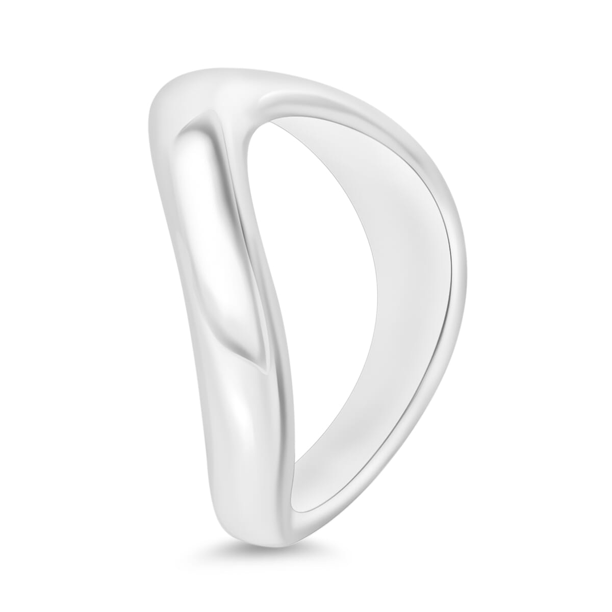 Band Ring in 10K White Gold (Size 10.0) 5 Grams image number 2