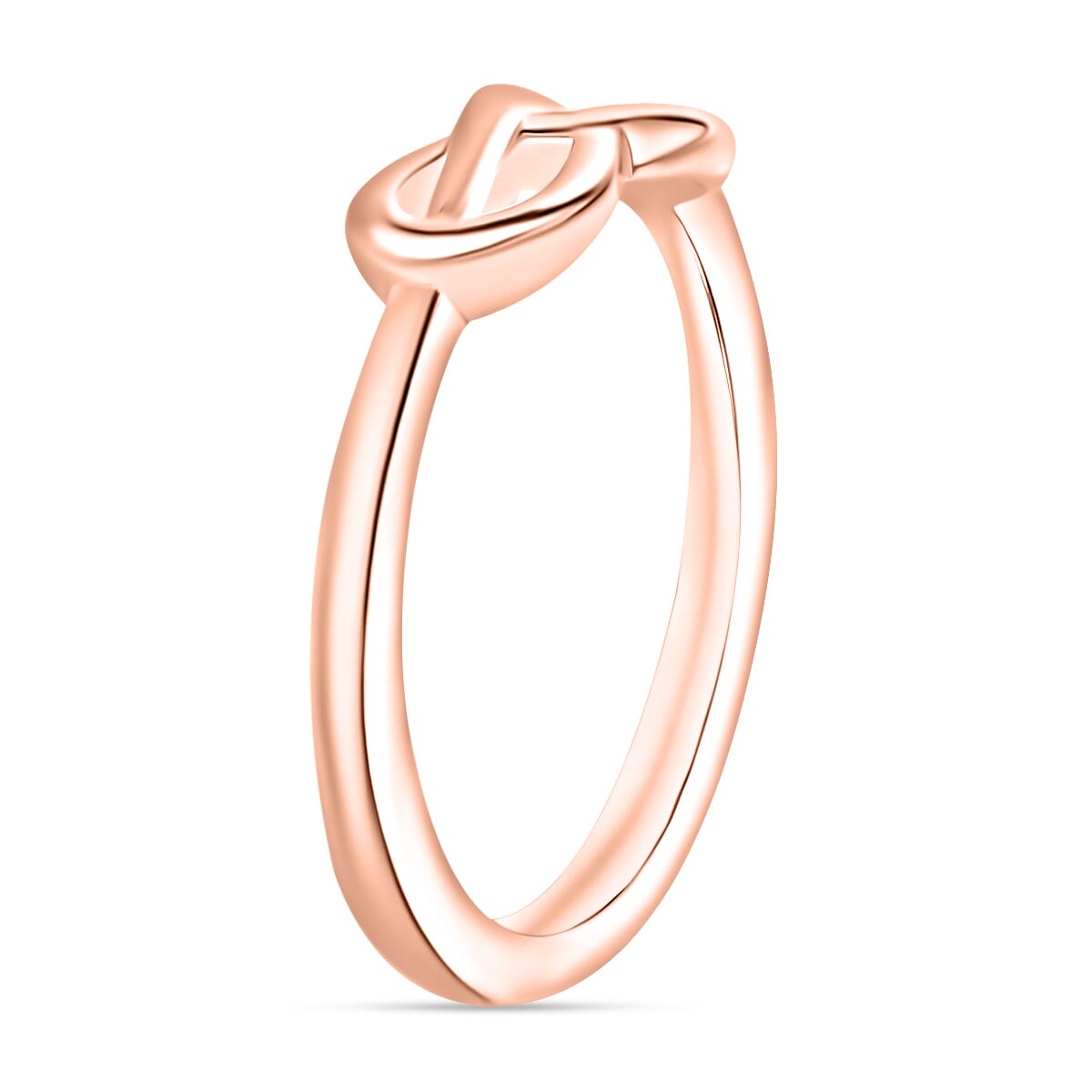 Infinity Ring in 10K Rose Gold (Size 12.0) 2.70 Grams image number 2
