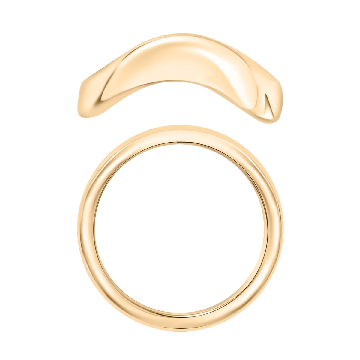 Band Ring in 10K Yellow Gold (Size 9.5) 5 Grams image number 3