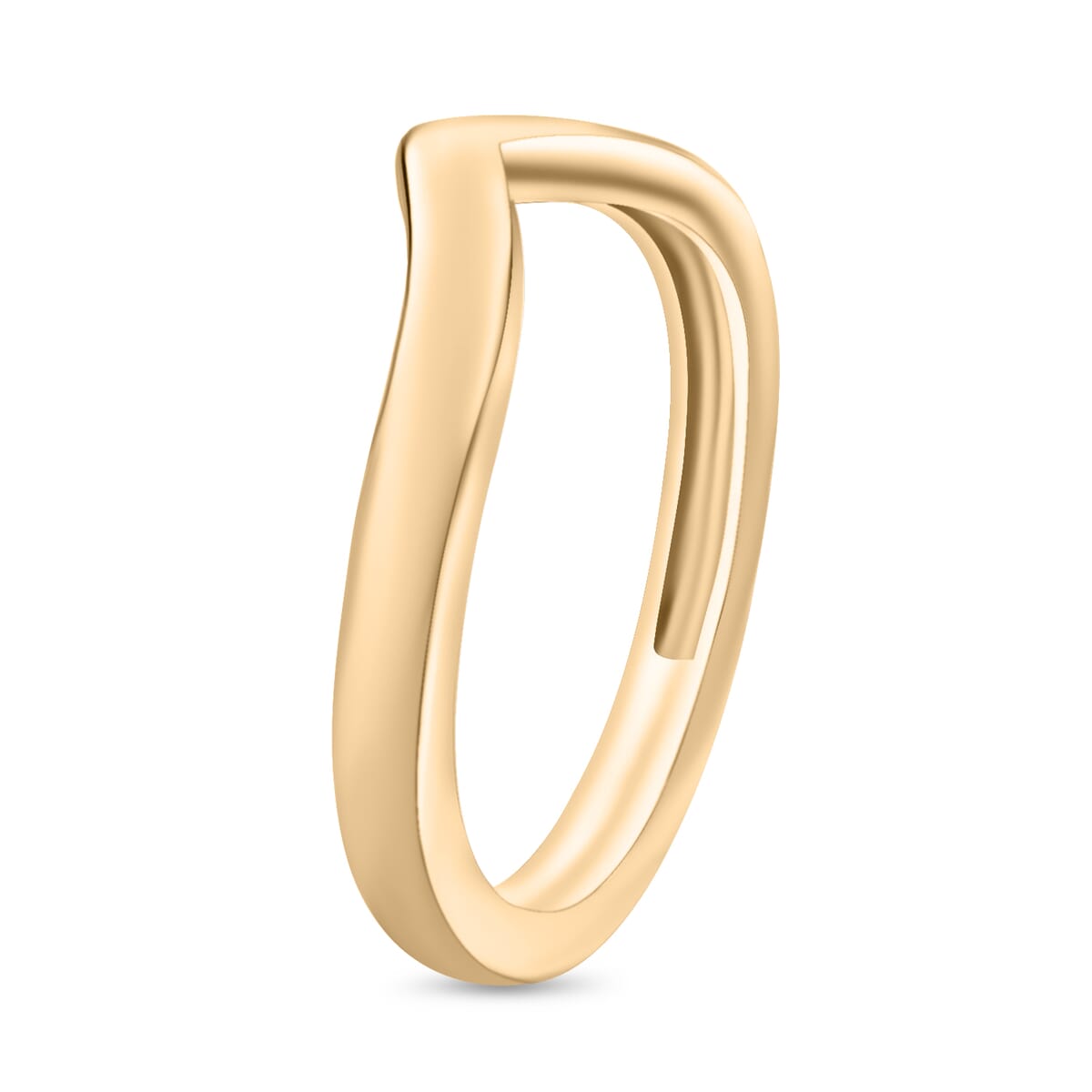 Chevron Ring in 10K Yellow Gold (Size 9.5) 2.60 Grams image number 2