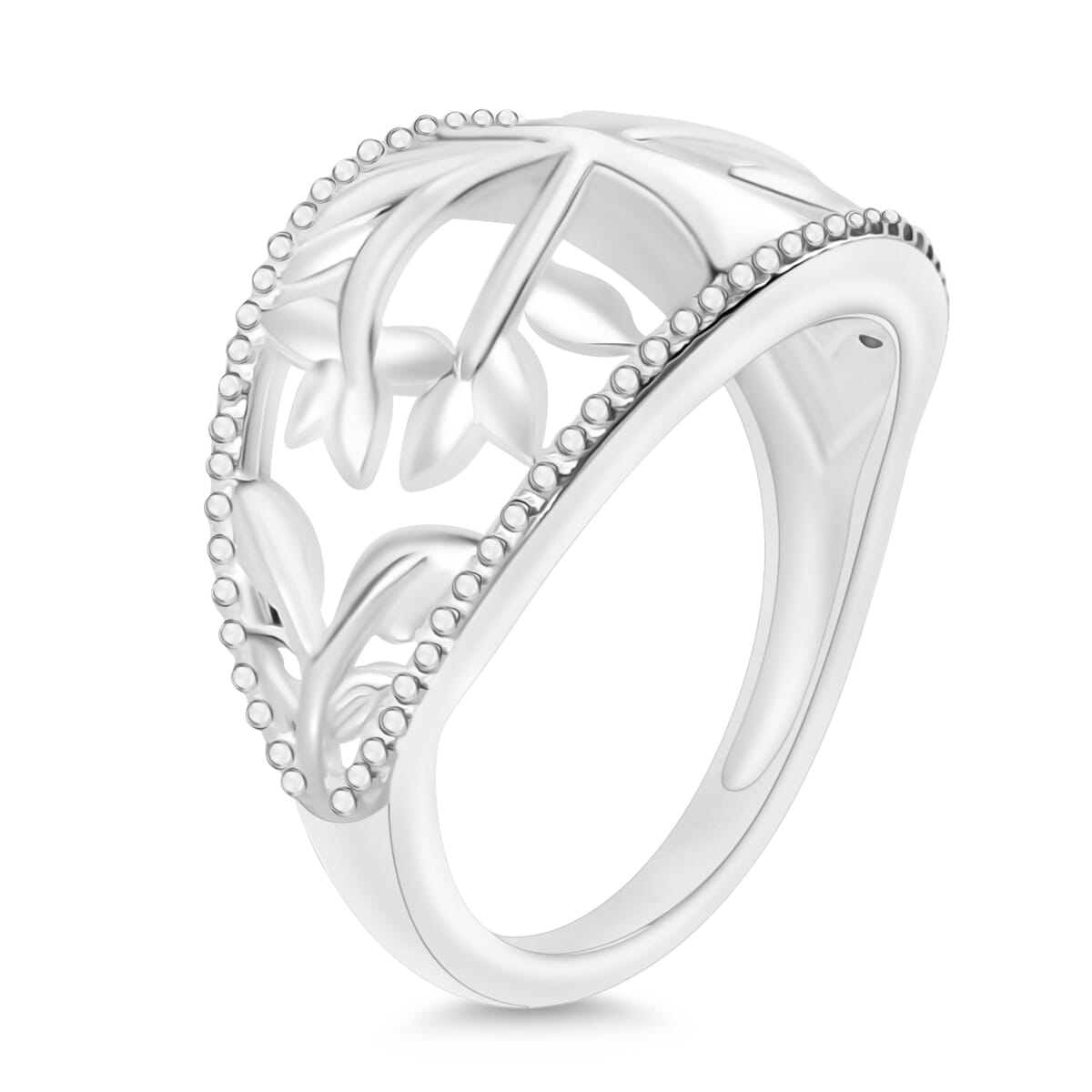 Tree of Life Ring in 10K White Gold (Size 5.5) 3 Grams image number 2