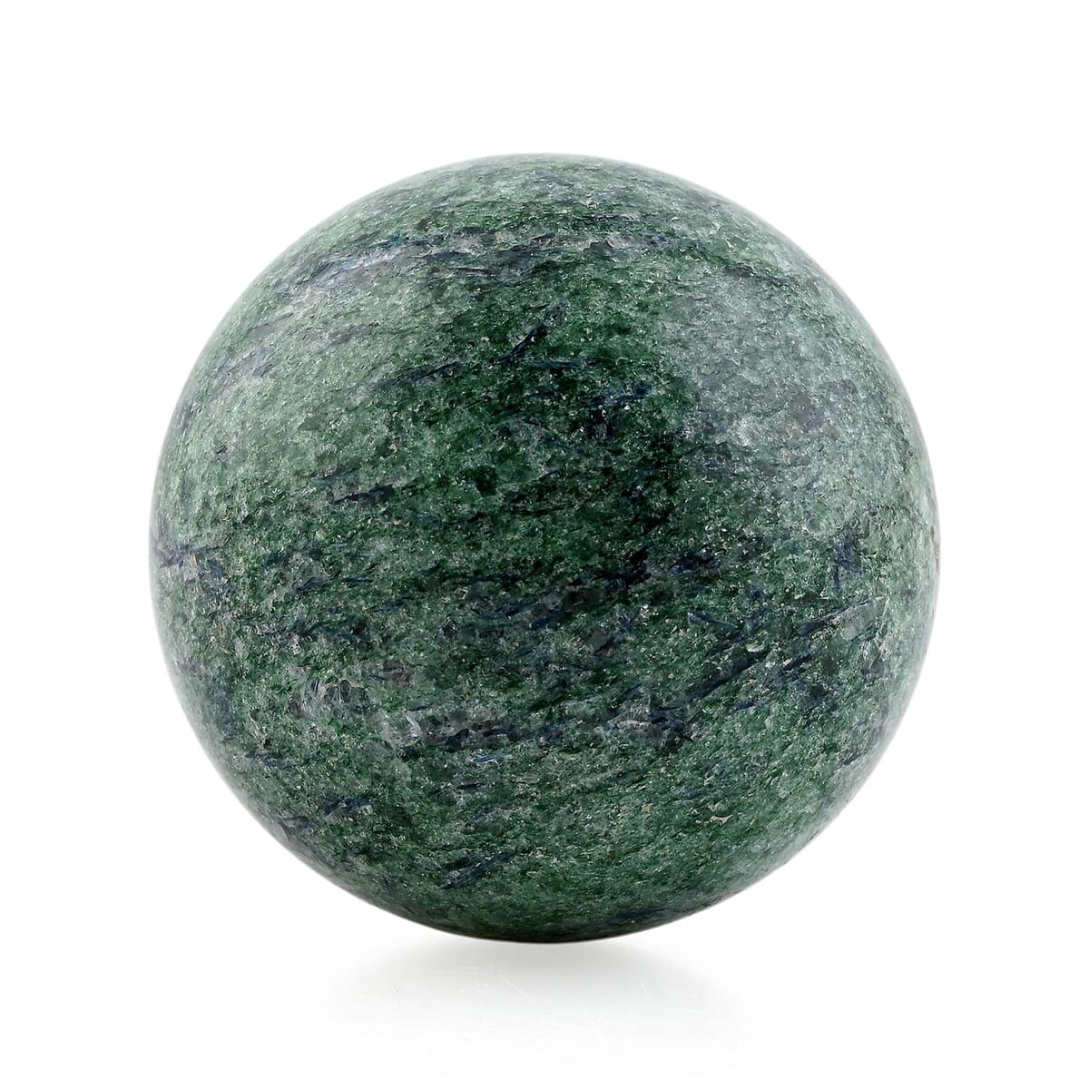 Fuchsite Sphere -M Approx 907.184ctw with Free Wood Stand 10 image number 1