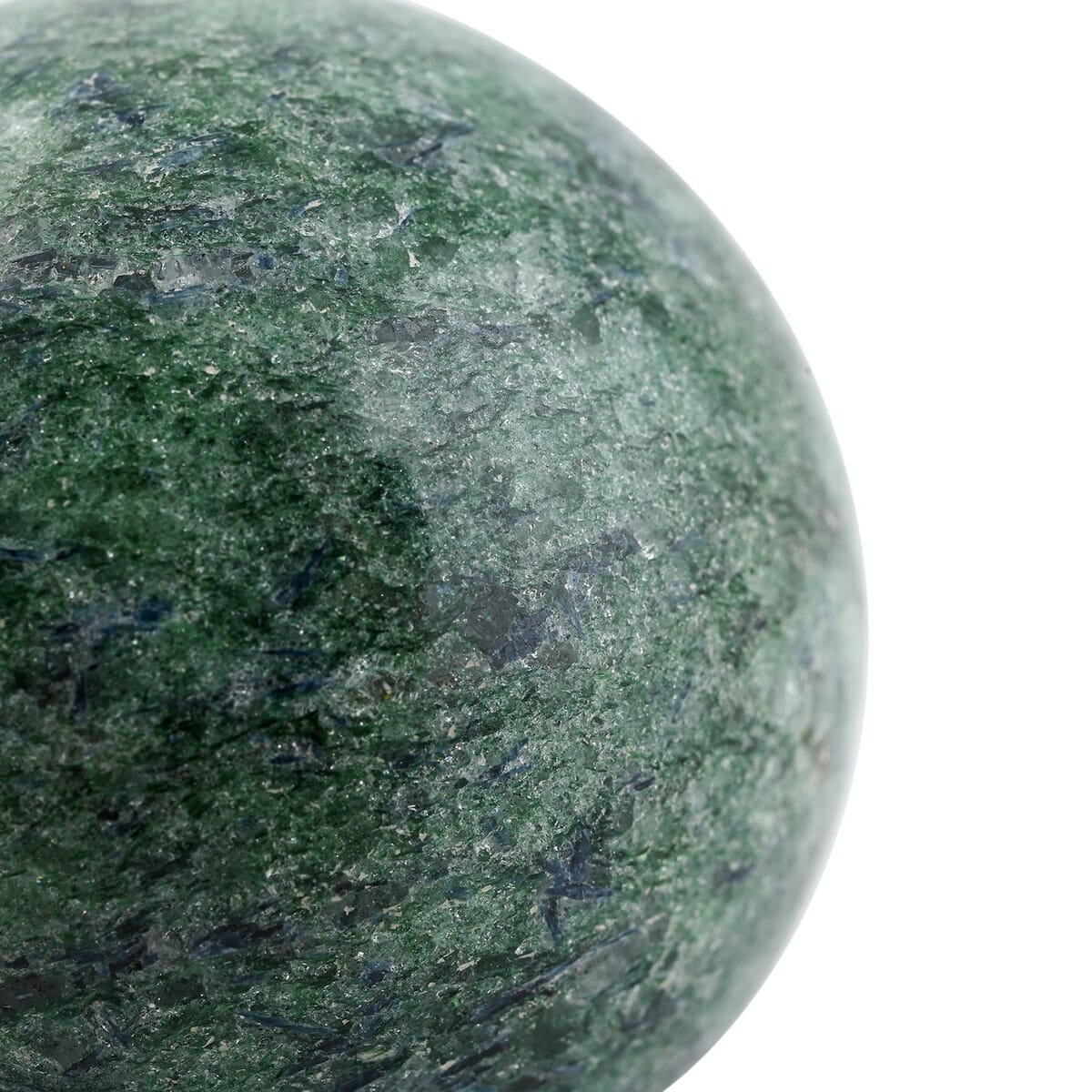 Fuchsite Sphere -M Approx 907.184ctw with Free Wood Stand 10 image number 2