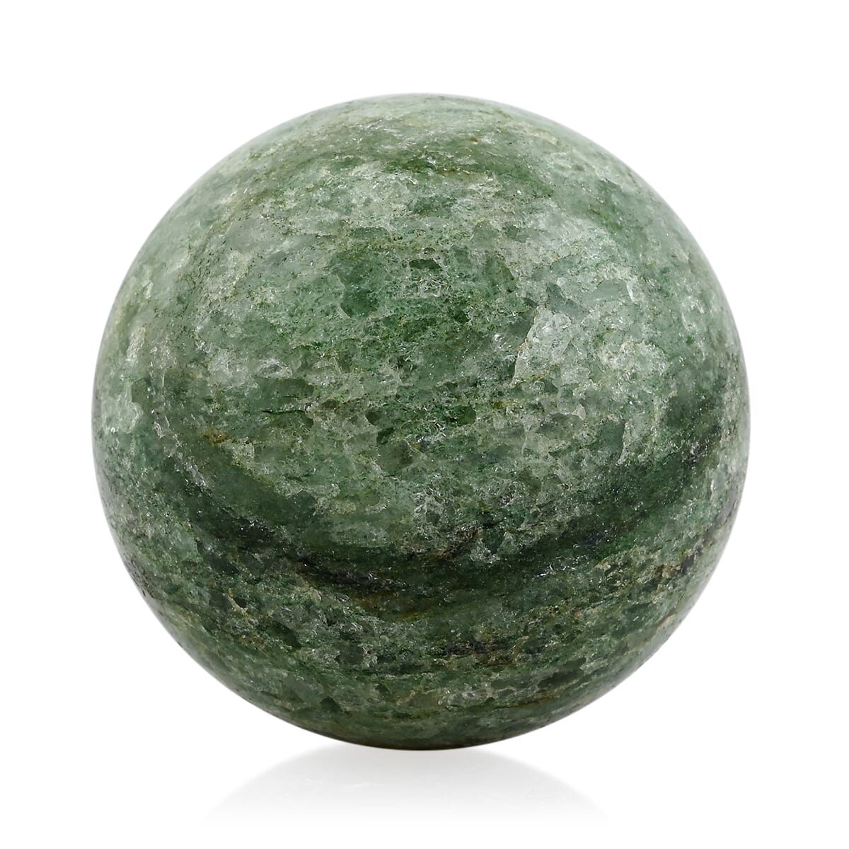 Fuchsite Sphere -S Approx 453.592ctw with Free Wood Stand 10 image number 0