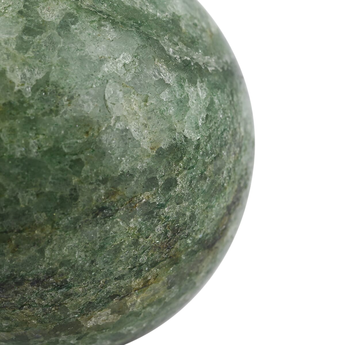 Fuchsite Sphere -S Approx 453.592ctw with Free Wood Stand 10 image number 2