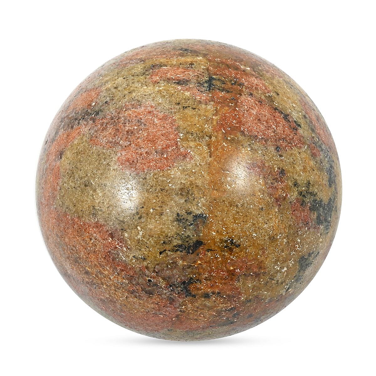 Fire Quartz Sphere -L Approx 1360.776ctw