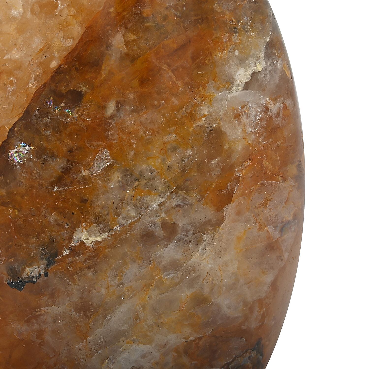 Golden Hematoid Quartz Free Form -L Approx 2267.96ctw