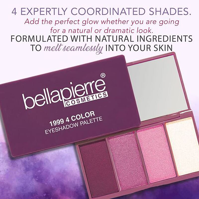 Bellapierre 1999 4 Color Eyeshadow Palette -Cool Tones