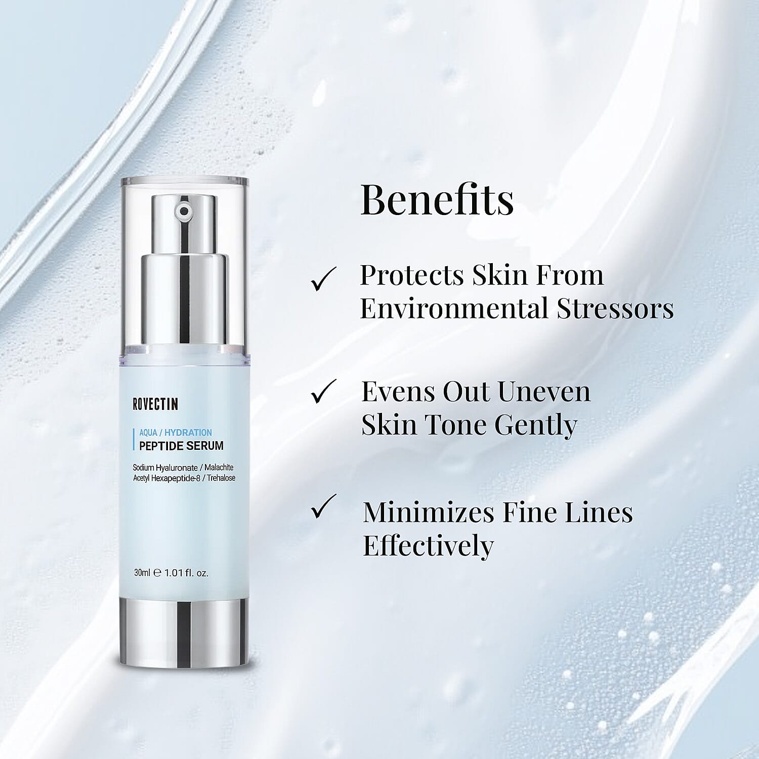 Rovectin Aqua Peptide Serum 30ml