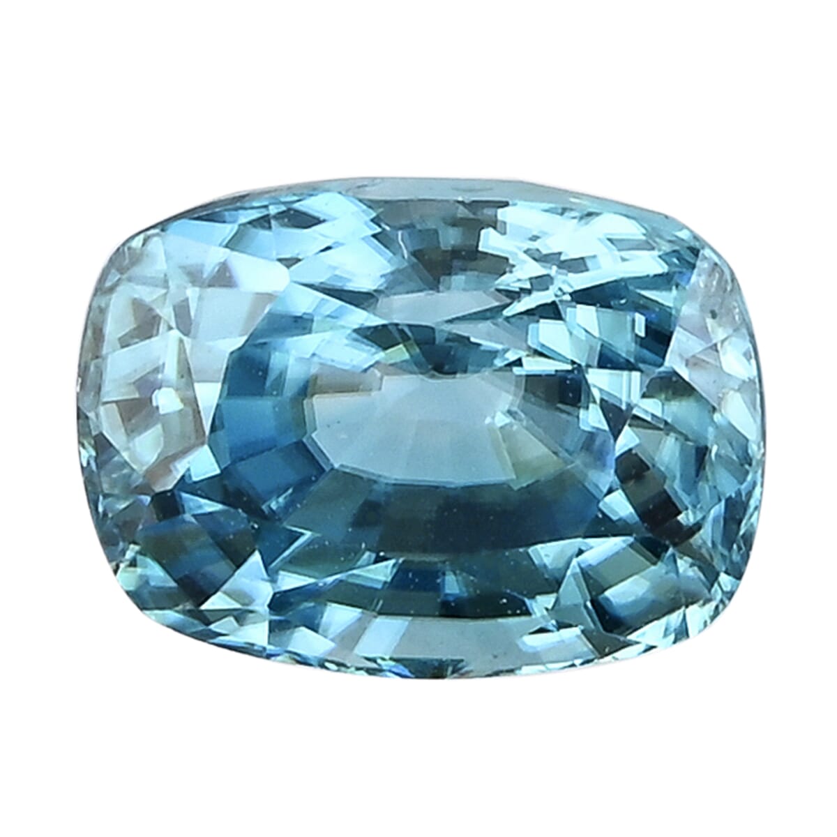 AAAA Blue Zircon (Cush 8x6 mm) 2.70 ctw image number 0