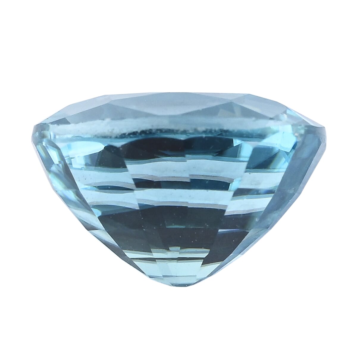 AAAA Blue Zircon (Cush 8x6 mm) 2.70 ctw image number 2