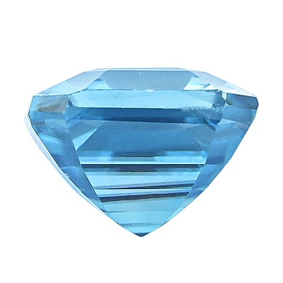 Asscher Cut AAAA Blue Zircon (Sqr 7x7 mm) 2.70 ctw