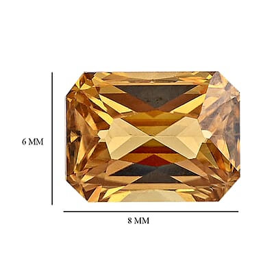 AAAA Golden Zircon (Oct 8x6 mm) 2.50 ctw