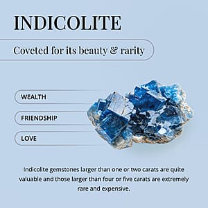 Certified and Appraised AAAA Monte Belo Indicolite (Cush Free Size) 4.00 ctw